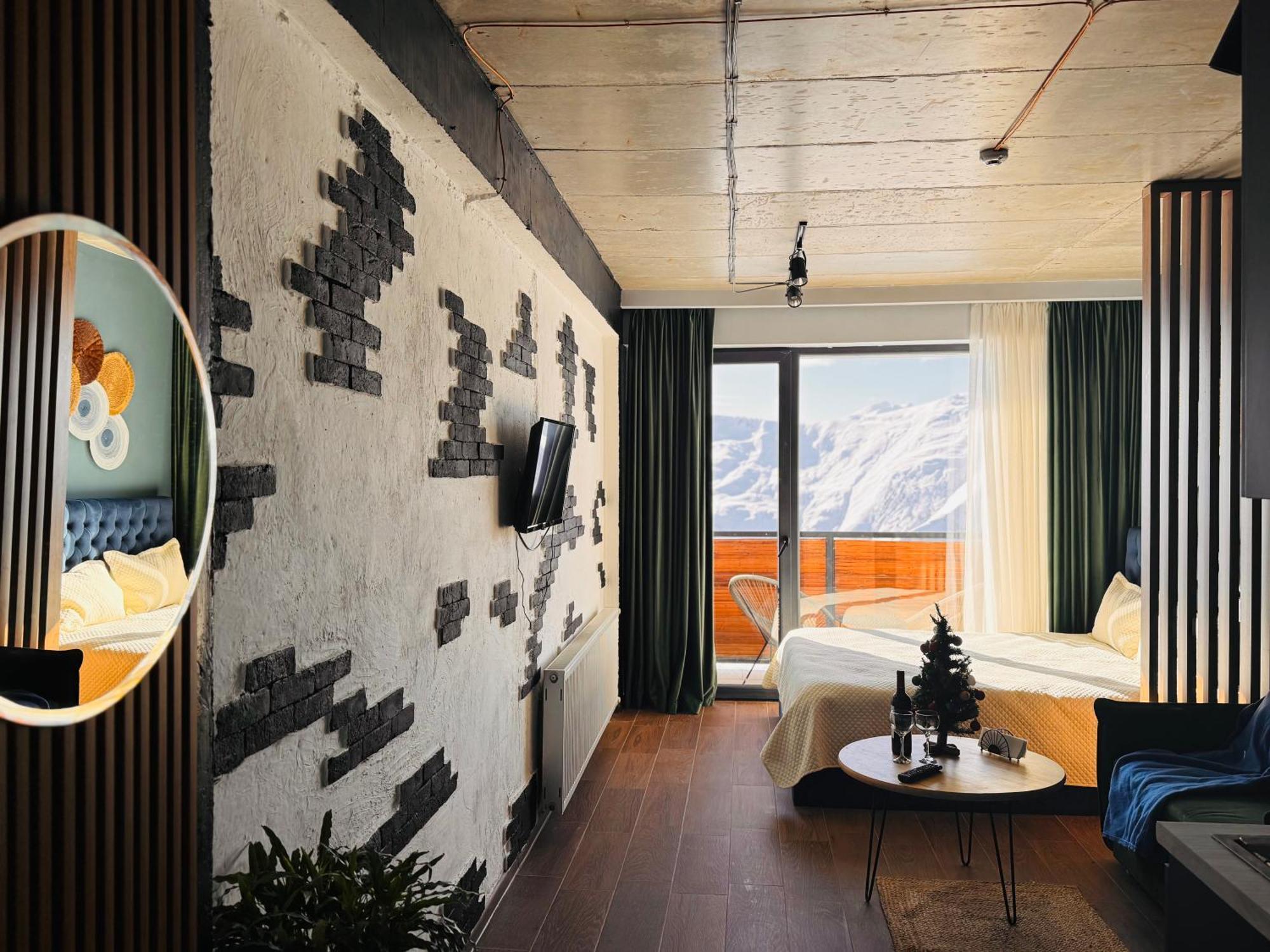 Twins Apartment Delux 2, New Gudauri Bagian luar foto